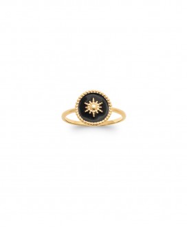 Bague Romane Noire