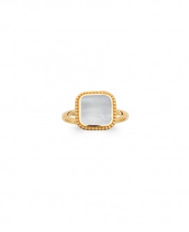 Bague Ella Carrée Nacre