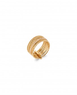 Bague Salomé Empierrée Blanche