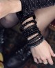 Bracelet Agate Mate Noire 8mm