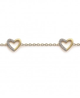 Bracelet "Cœurs"